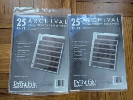 Photo of free 35mm Negatives Protection Sheets (11415) #1