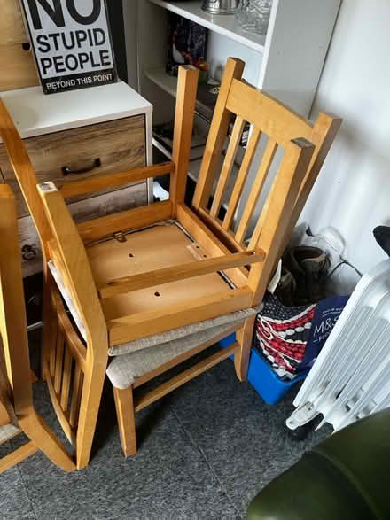 Photo of free 6 dining chairs (Caversfield OX27) #2