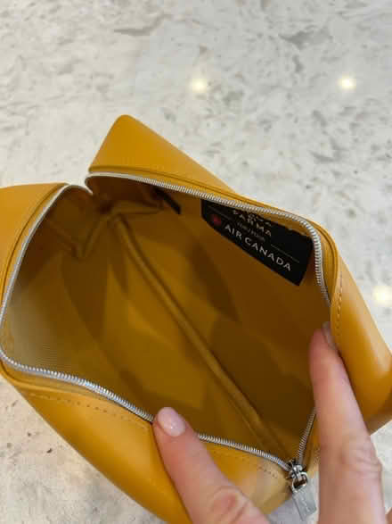 Photo of free Yellow toiletries pouch (North Oakville) #3