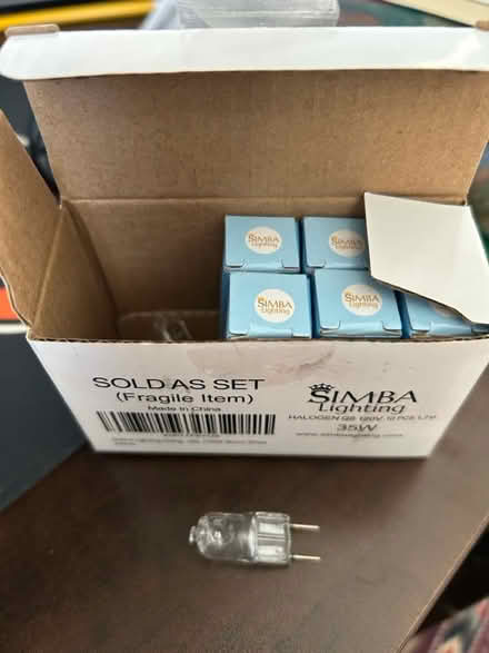 Photo of free Small halogen bulbs (G8) (Arlington - Cherrydale) #1