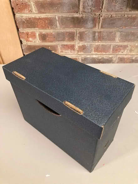 Photo of free Doc storage box and file folders (South Evanston) #2