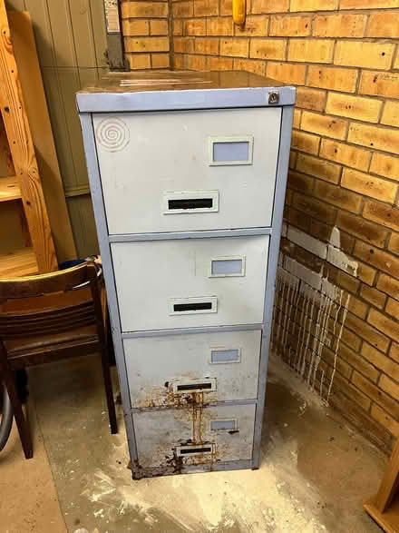 Photo of free Old metal filing cabinet (Scotches DE56) #1