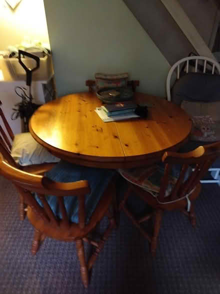 Photo of free Pine kitchen table and dresser (BL1 4) #1