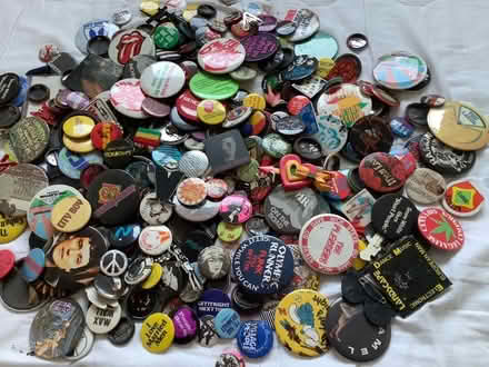 Photo of free Rock/music badges from 70s and 80 s. (Chad Valley B15) #1