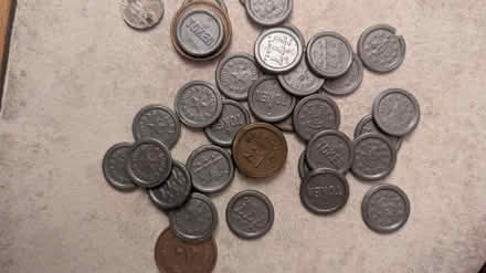 Photo of free Plastic coins for Toy Till (RG24 Old Basing) #1