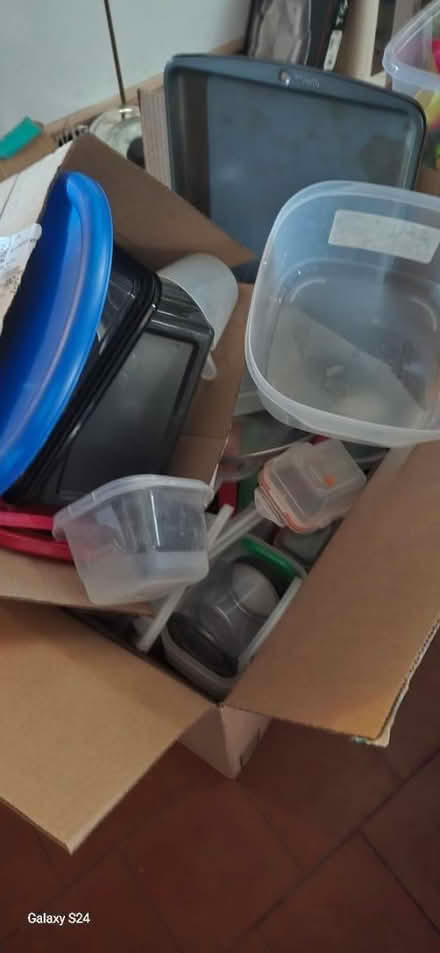 Photo of free Assorted box of Tupperware (West lafyette st) #1