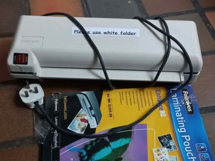 Photo of free paper laminator (Marshwood DT6) #1