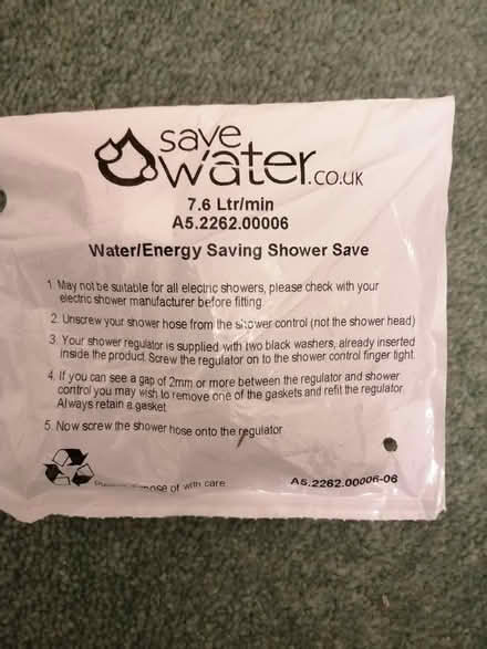 Photo of free Water/Energy saving shower save (Heathfield TN21 8) #1