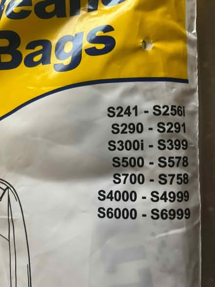 Photo of free Miele Vacuum Bags (Dyke Road area BN1) #2
