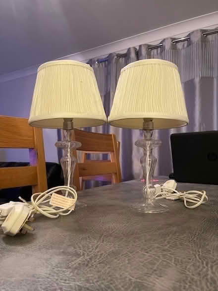 Photo of free Chandalier & A pair of lamps (Yaxley, Cambridgeshire.) #2