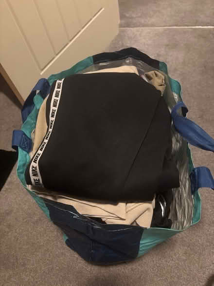 Photo of free Men bag of clothes size L (Congleton) #1