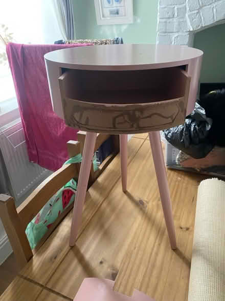 Photo of free Pink side table (SK1) #2