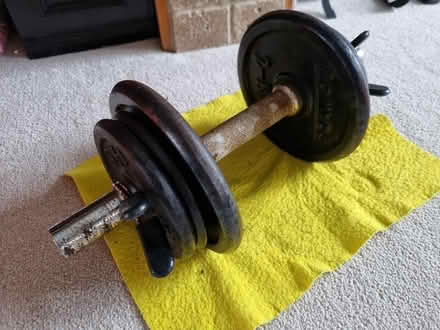 Photo of free 9kg dumbell (Bathwick) #1