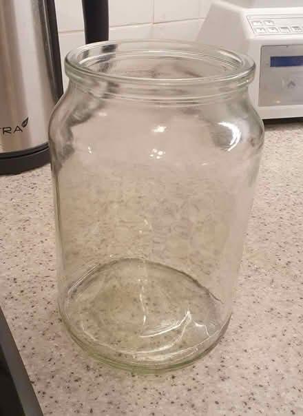 Photo of Wide-necked Glass Coffee/similar jar (Weston Favell village area) #1