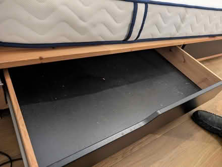 Photo of free Double bed, bed head and mattress (Byfleet KT14) #3