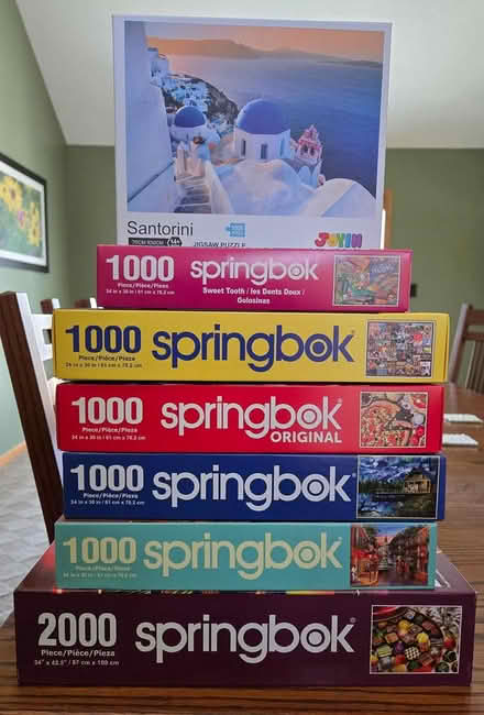 Photo of free Lot of 7 Jigsaw Puzzles (Bartlett, near the library) #1