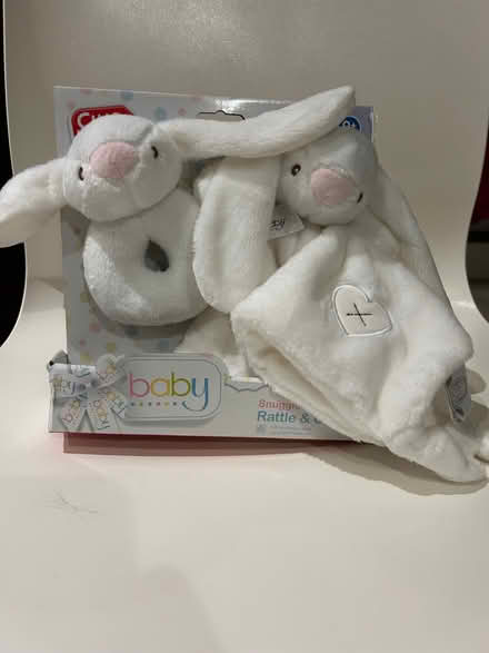 Photo of free NEW Chad Valley bunny baby toy. (Askew Road W12) #2