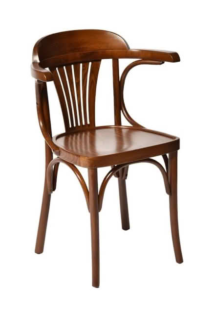 Photo of Wooden dining chair with arms (Gleadless Townend S12) #3