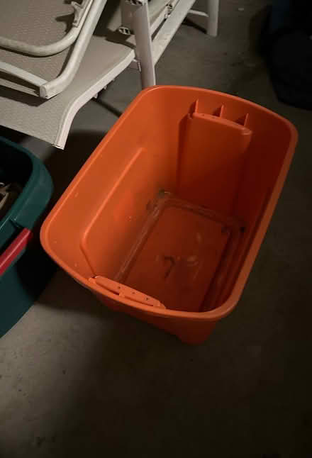 Photo of free Plastic tote, no top (Fairport NY, near the ice rink) #1