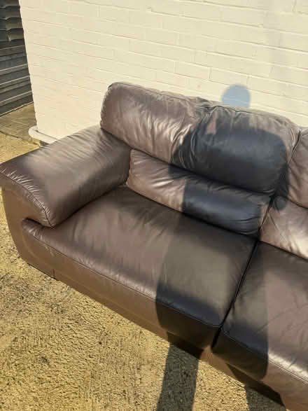 Photo of free Leather Sofa (Hertford SG14) #1