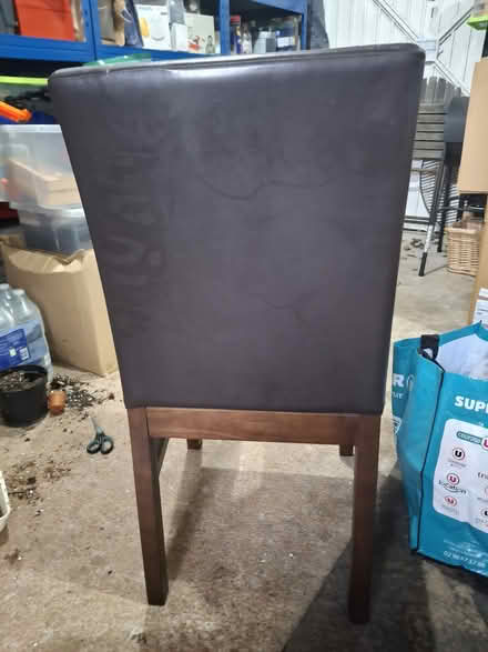 Photo of free 6 dining chairs (Leigh on Mendip, BA3) #2