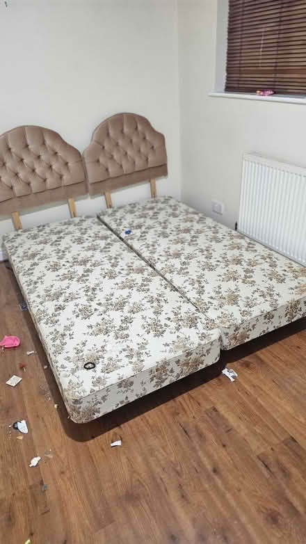 Photo of free Two Single bed frame (HR1) #3