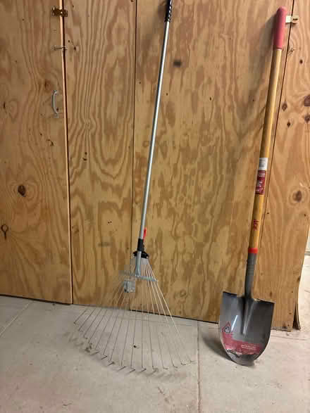 Photo of free Shovel and rake (Eckington) #2