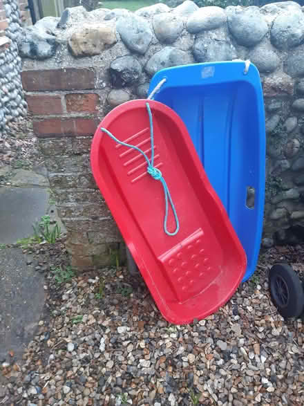 Photo of free 2 sledges (Sheringham NR26) #1