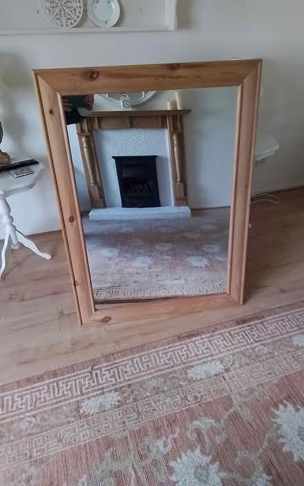 Photo of free Large pine framed Mirror (Timperley WA15) #2