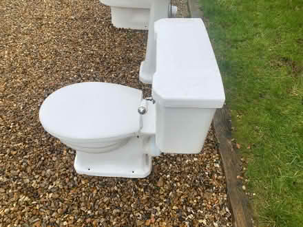 Photo of free Two toilets and a pedestal sink (Gosmore SG4) #3