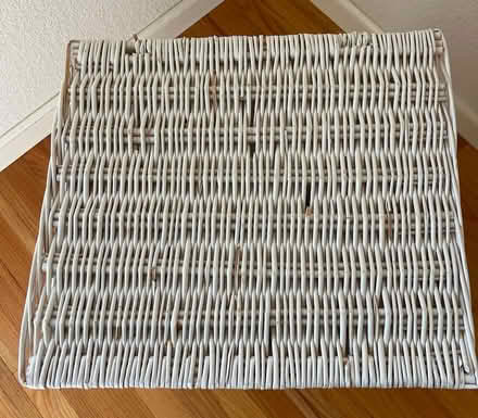 Photo of free Pier 1 White Wicker Hamper (Novato) #2