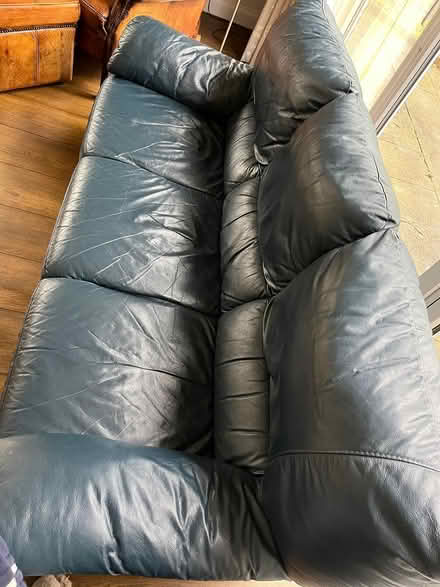 Photo of free 2 x Ikea faux leather sofas (Minsted, GU29) #2