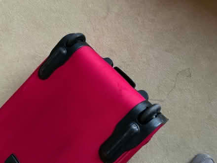 Photo of free Red soft suitcase. 21”x15.5”x8” (East Carleton NR14) #4