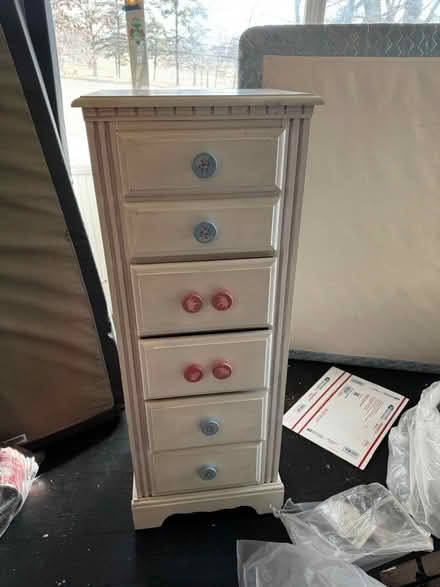 Photo of free Tall white dresser (Hillcrest) #1