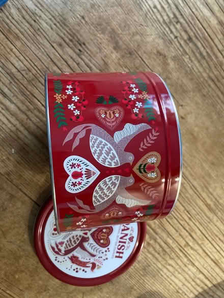 Photo of free Small biscuit tin (Woking) #3