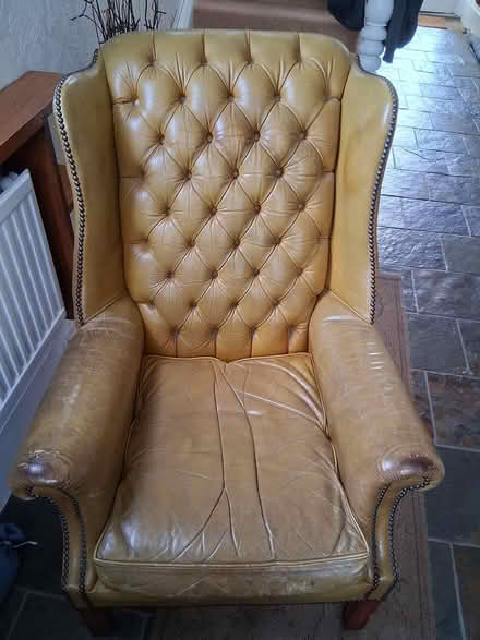 Photo of free Leather armchair (Upper walthamstow road e173qq) #1