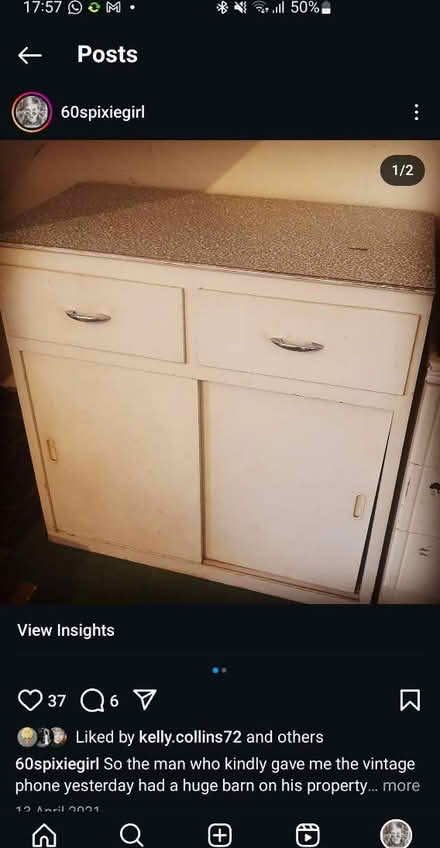 Photo of free 50s kitchen cabinet (CT20) #1