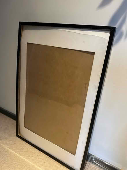 Photo of free Lrg black picture frame Ikea ribba (London SE13) #1