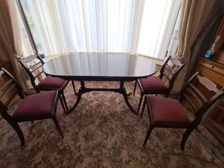 Photo of free Extending dining Table & Chairs (Preesall FY6) #4