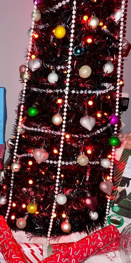 Photo of free Pop up black Xmas tree, (used once) (Pontefract WF8 area) #4