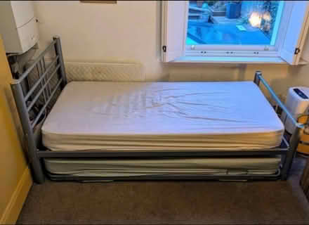 Photo of free Trundle bed (needs 2 mattresses) (Whitehall, Bristol) #1