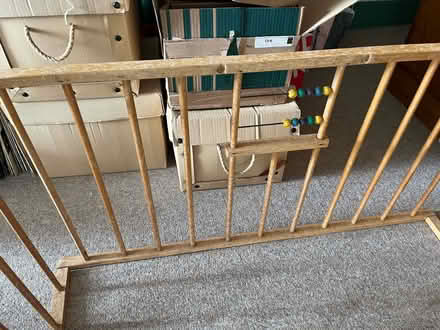 Photo of free Vintage wooden play pen (Croydon) #2