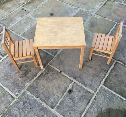 Photo of free Children’s craft table & chairs (Woking GU21) #1