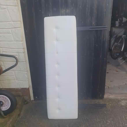 Photo of free headboard white double (mansfield, NG18) #1