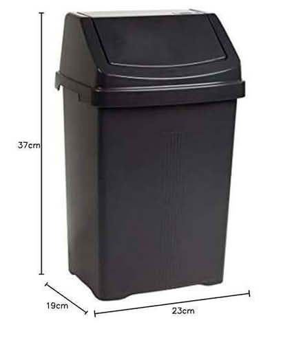 Photo of free 50L black swing-lid bin (Galashiels TD1) #1