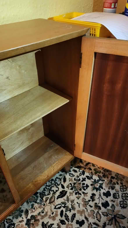 Photo of free Wooden cupboard with glass doors (Little Herberts GL53) #2