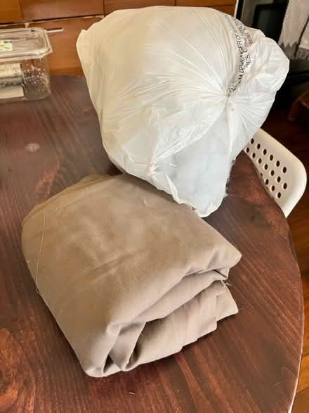 Photo of free Linen-like fabric and stuffing (Roxbury) #1