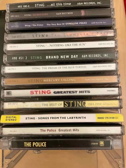 Photo of free CD’s - Sting/Police (DA1) #1