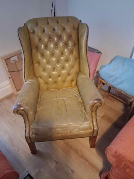 Photo of free Leather armchair (Upper walthamstow road e173qq) #2