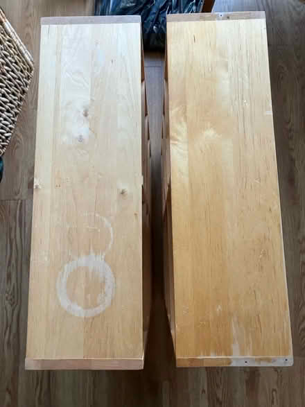 Photo of free CD/ cubby hole wooden shelves (Arsenal / Highbury N5) #2